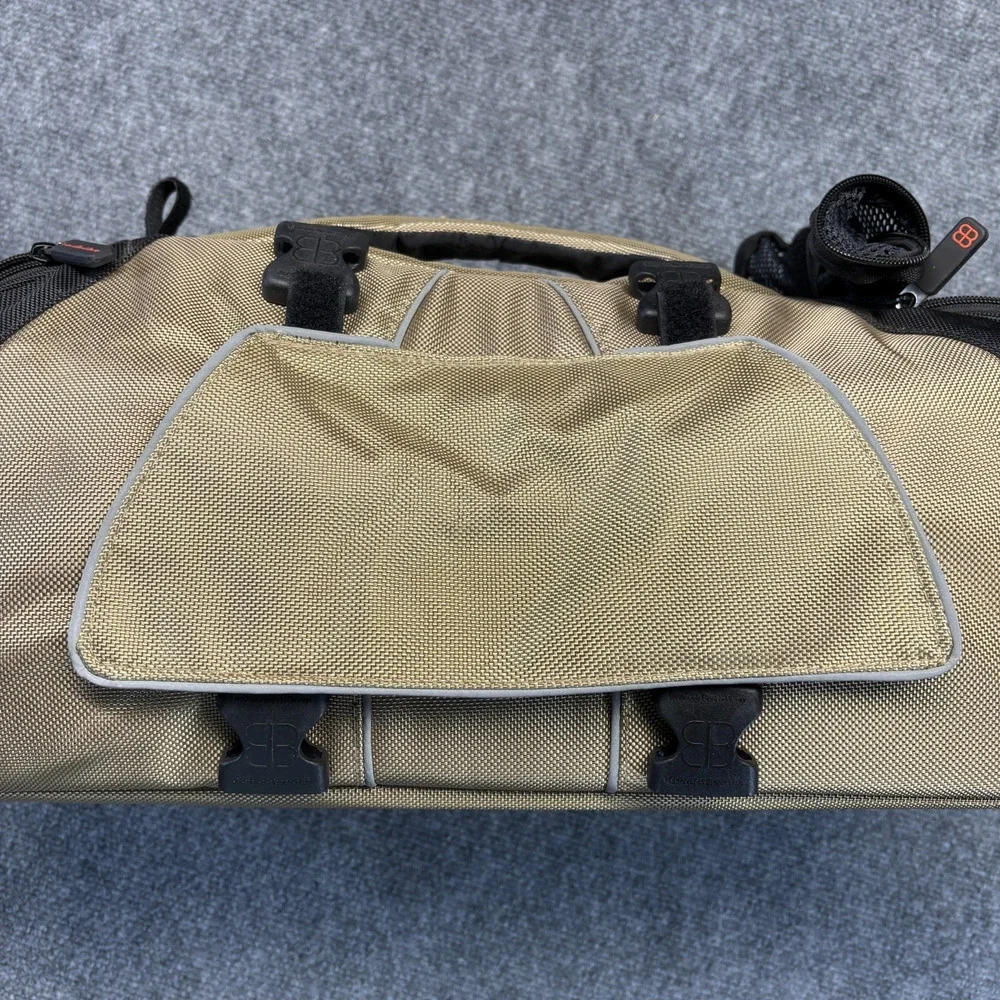 Petego Jet Set Forma Frame Medium Pet Carrier Airline Approved Tan Backpack